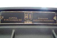 Alpina B6 (Basis BMW E21) Typenschild