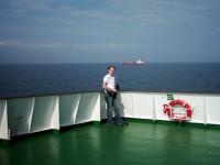 Ich achtern aufm Deck