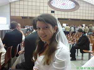 Audienz beim Papst mit Hochzeitspaaren