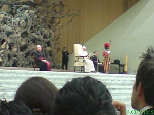 Audienz beim Papst